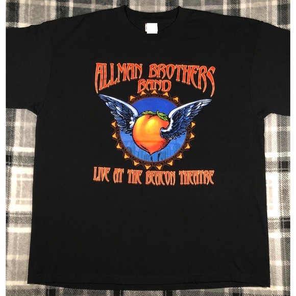 Tops - The Allman Brothers Band Black Shirt
